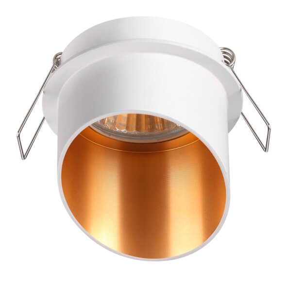 370436 NT19 130 белый Встраиваемый светильник IP20 GU10 50W 220V BUTT