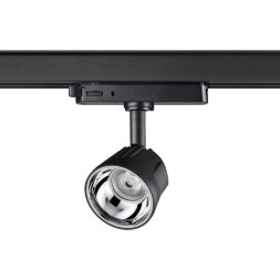 358717 PORT NT21 120 черный/хром Трехфазный трековый светодиодный светильник IP20 LED 4000K 10W 100-