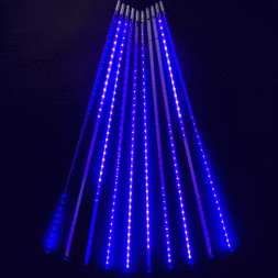 15-052 Комплект "Тающие сосульки" 24V, 10х0.8м, 840 Led.,синий