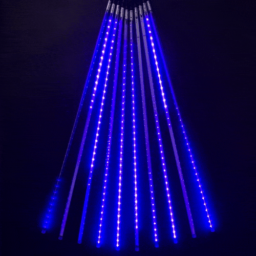 15-052 Комплект "Тающие сосульки" 24V, 10х0.8м, 840 Led.,синий
