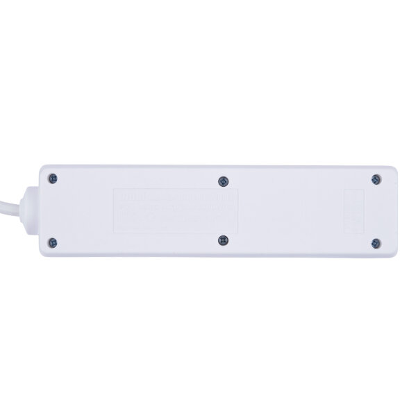 S-GCU3-5B WHITE Удлинитель серии Ultra, шнур 5м., 3 гнезда, 16A, с/з. Белый. TM Uniel