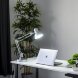 TLI-221 SILVER E27 Светильник настольный. Цоколь Е27. 60W. Механический выключатель. Серебристый. ТМ Uniel