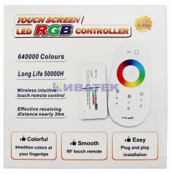 LED RGB контроллер 2.4G (сенсорное управление) LAMPER